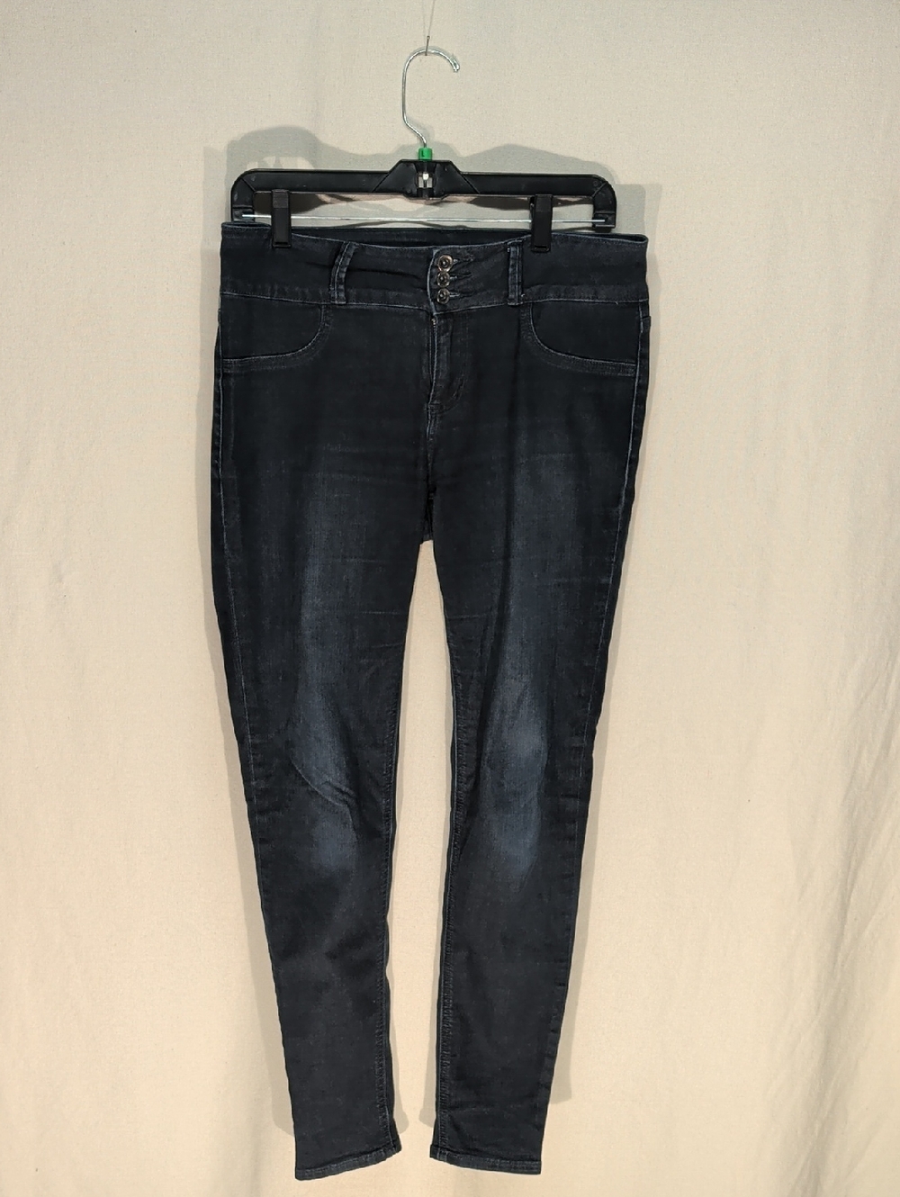 Vintage Blackheart Dark Wash Skinny Jeggings